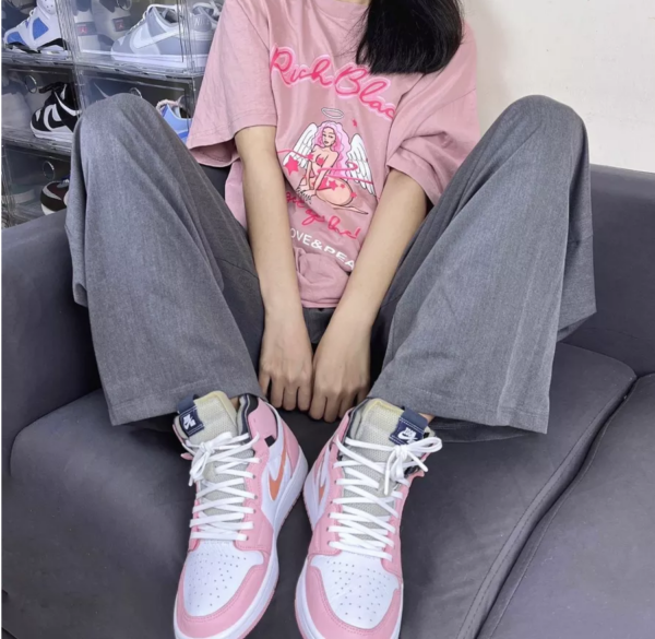 Giày Nike Air Jordan 1 Wmns High Zoom Air CMFT 'Pink Glaze' CT0979-601 - Ảnh 3