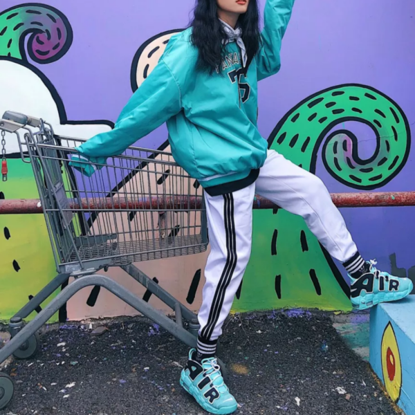 Giày Nike Air More Uptempo GS 'Light Aqua' 415082-403 - Ảnh 5