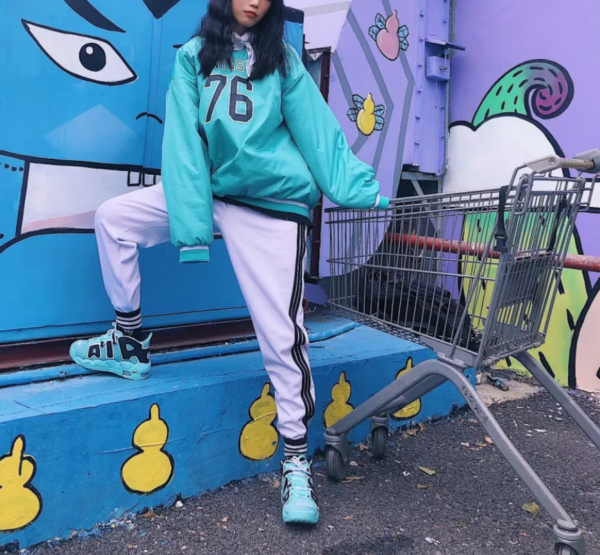 Giày Nike Air More Uptempo GS 'Light Aqua' 415082-403 - Ảnh 3