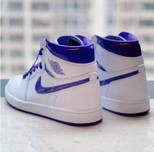 Giày Nike Wmns Air Jordan 1 High OG 'Court Purple' CD0461-151 - Ảnh 9