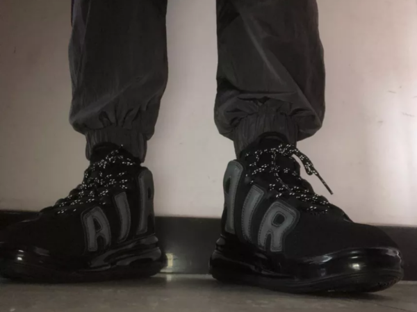 Giày Nike Air More Uptempo 720 'Black' BQ7668-001 - Ảnh 8