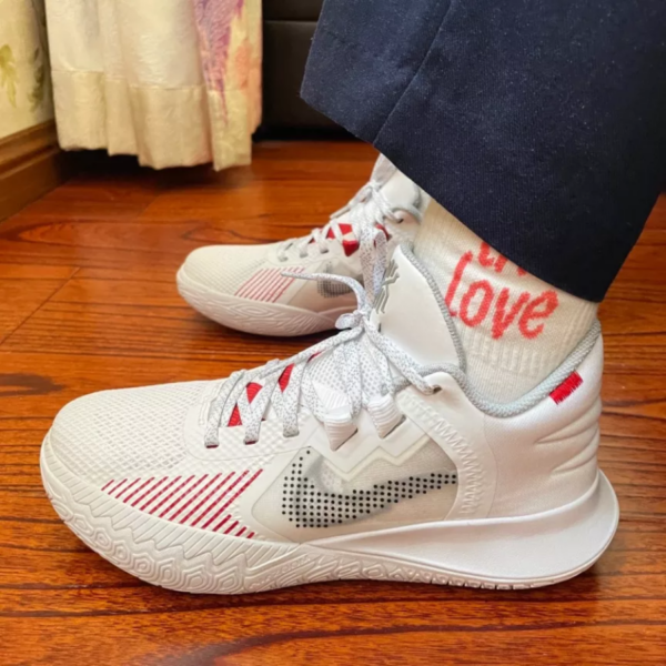 Giày Nike Kyrie Flytrap 5 EP 'White University Red' DC8991-100 - Ảnh 4
