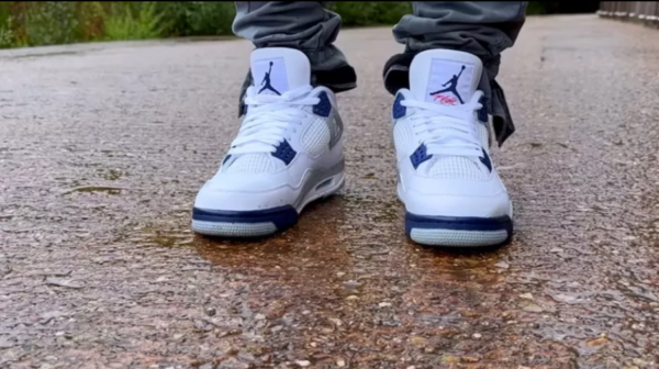 Giày Nike Air Jordan 4 Retro 'Midnight Navy' DH6927-140 - Ảnh 9