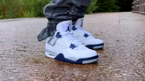 Giày Nike Air Jordan 4 Retro 'Midnight Navy' DH6927-140 - Ảnh 8