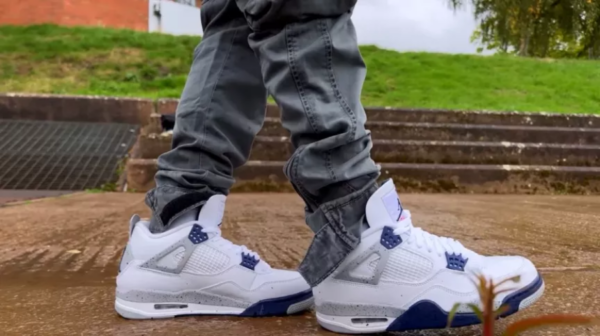 Giày Nike Air Jordan 4 Retro 'Midnight Navy' DH6927-140 - Ảnh 7