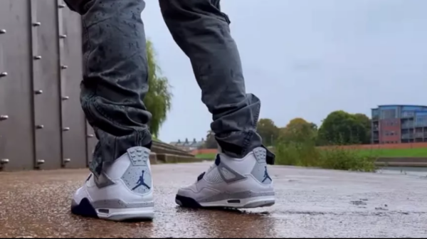 Giày Nike Air Jordan 4 Retro 'Midnight Navy' DH6927-140 - Ảnh 10