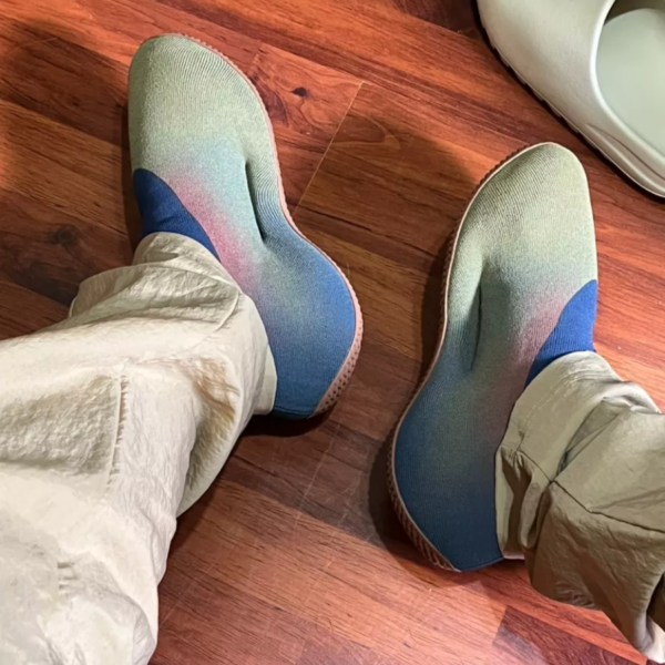 Giày Adidas Yeezy Knit RNR 'Fade Indigo' HP3370 - Ảnh 4
