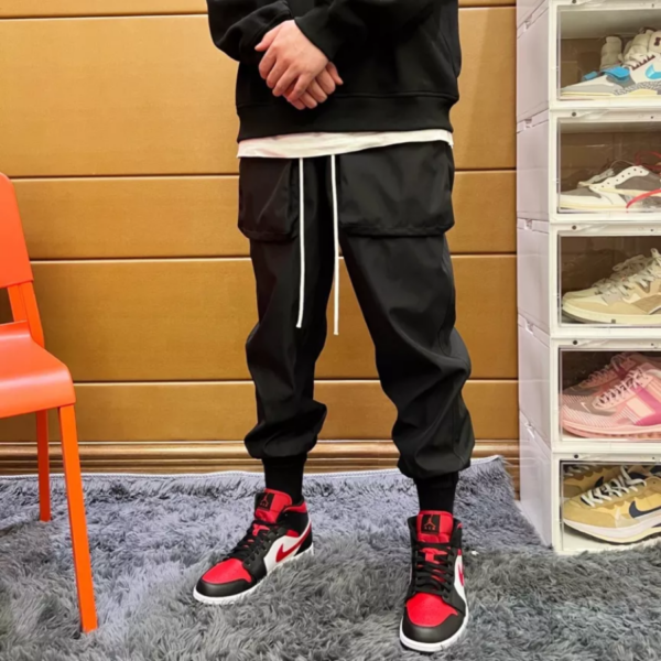 Giày Nike Air Jordan 1 Mid 'Bred Toe' 554724-079 - Ảnh 3