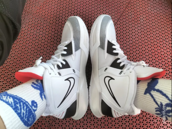 Giày Nike Kyrie 8 Infinity GS 'White Black' DD0334-101 - Ảnh 9