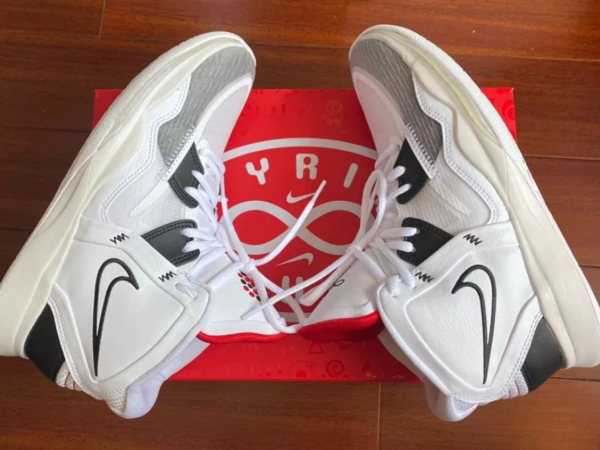 Giày Nike Kyrie 8 Infinity GS 'White Black' DD0334-101 - Ảnh 11