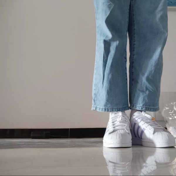 Giày Adidas Superstar 'White Light Purple' GX2537 - Ảnh 5