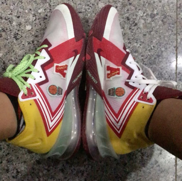 Giày Nike LeBron 18 x Mimi Plange 'Higher Learning' CV7562-102 - Ảnh 2