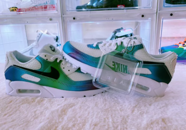 Giày Nike Air Max 90 'Bubble Pack' CT5066-100 - Ảnh 7