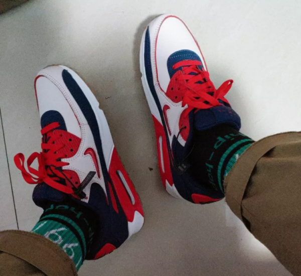 Giày Nike Air Max 90 Home & Away 'Red' CJ0611-101 - Ảnh 4