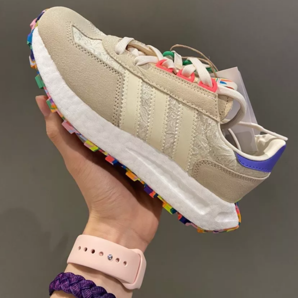 Giày Adidas Retropy E5 Pride 'Cream White' GV9116 - Ảnh 4