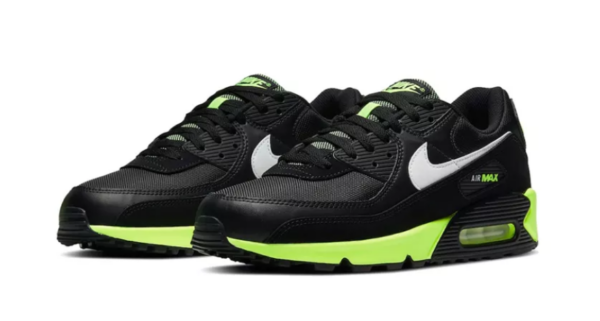 Giày Nike Air Max 90 'Black Hot Lime' DB3915-001 - Ảnh 7