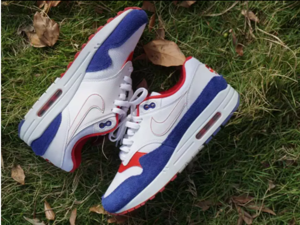 Giày Nike Air Max 1 'White Red Blue' CJ9927-100 - Ảnh 3
