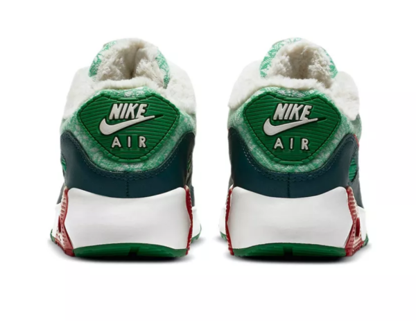 Giày Nike Air Max 90 GS 'Christmas Sweater' DC1621-100 - Ảnh 5