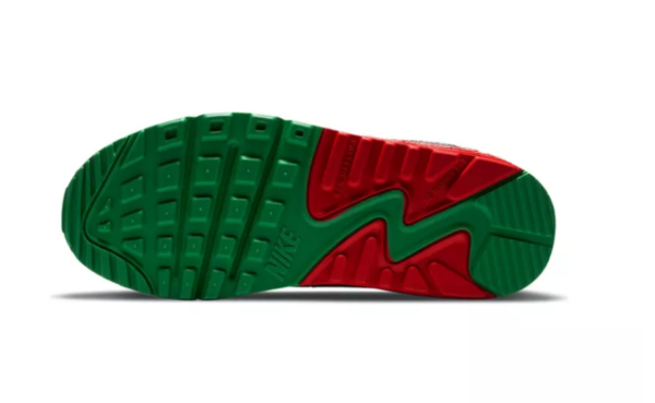 Giày Nike Air Max 90 GS 'Christmas Sweater' DC1621-100 - Ảnh 7