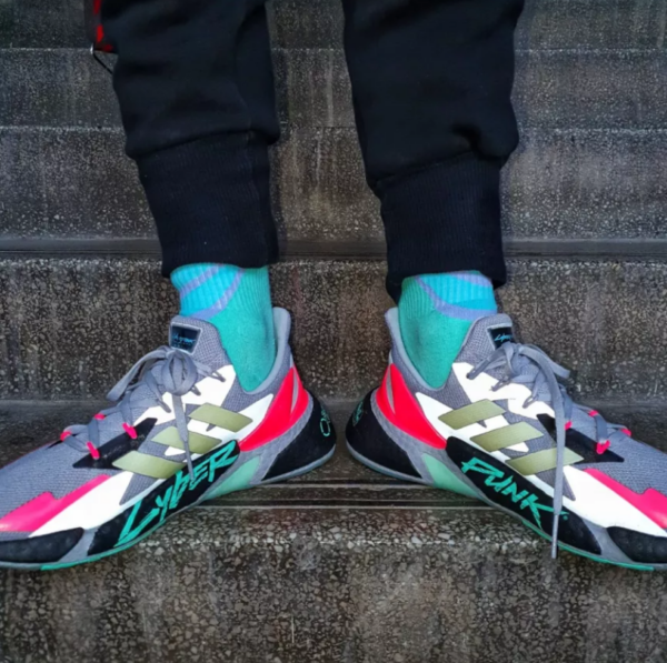 Giày Adidas Cyberpunk 2077 x X9000L4 'Grey Yellow Zest Pink' FZ3092 - Ảnh 4