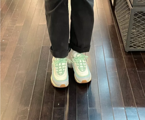 Giày Nike Air Max 97 'Enamel Green Sail Worn Blue' DX5766-131 - Ảnh 3