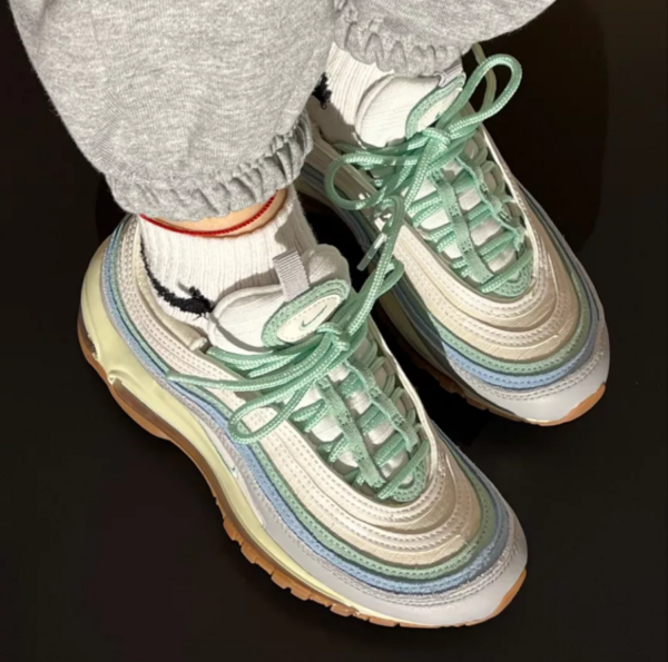 Giày Nike Air Max 97 'Enamel Green Sail Worn Blue' DX5766-131 - Ảnh 2