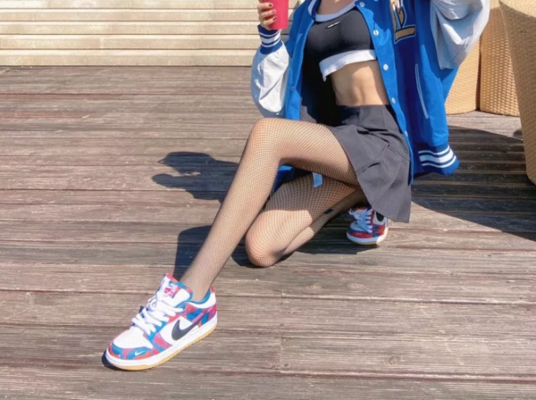 Giày Nike Parra x Dunk Low Pro SB 'Abstract Art' DH7695-600 - Ảnh 7