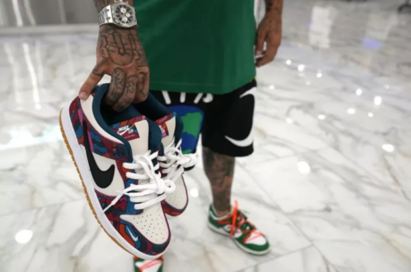 Giày Nike Parra x Dunk Low Pro SB 'Abstract Art' DH7695-600 - Ảnh 8