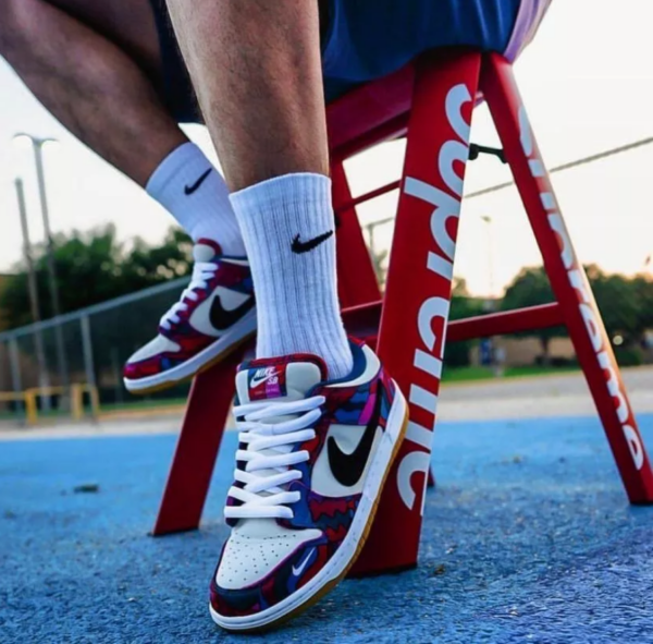 Giày Nike Parra x Dunk Low Pro SB 'Abstract Art' DH7695-600 - Ảnh 4