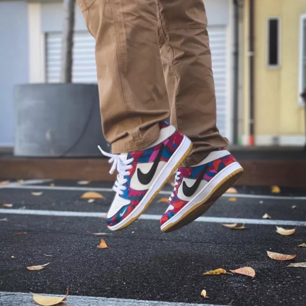 Giày Nike Parra x Dunk Low Pro SB 'Abstract Art' DH7695-600 - Ảnh 2