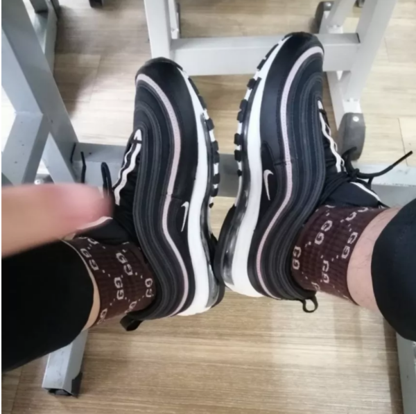 Giày Nike Wmns Air Max 97 Essential 'Black Stone Mauve' CZ6087-001 - Ảnh 3