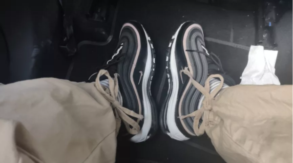 Giày Nike Wmns Air Max 97 Essential 'Black Stone Mauve' CZ6087-001 - Ảnh 2