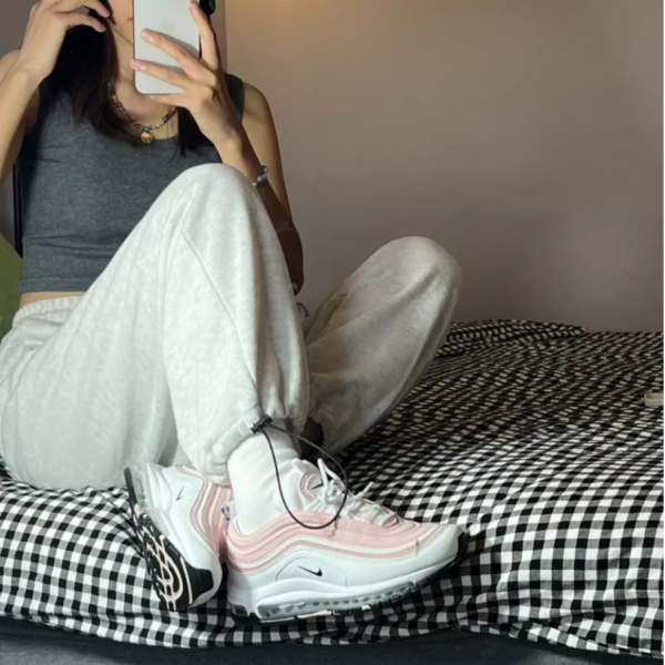Giày Nike Wmns Air Max 97 'Pink Cream' DA9325-100 - Ảnh 2