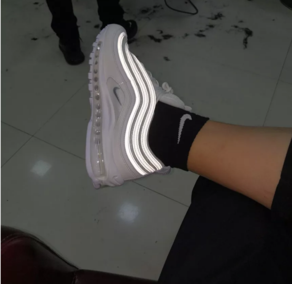 Giày Golf Nike Air Max 97 Golf 'White Grey' CI7538-100 - Ảnh 4