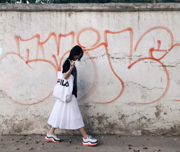 Giày Nike Wmns Air Max 97 'Platinum Navy Orange' 921733-015 - Ảnh 11