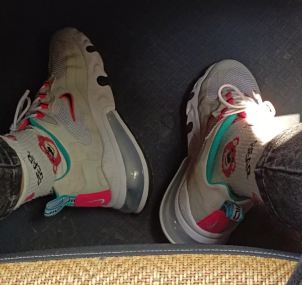 Giày Nike Air Max 270 'React White Pink' CZ1612-100 - Ảnh 2