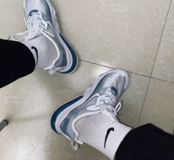 Giày Nike Air Max 270 React 'Indigo Fog' CT1265-100 - Ảnh 9