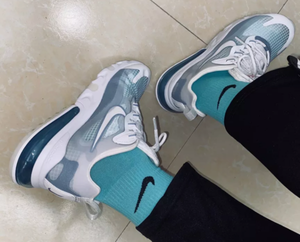Giày Nike Air Max 270 React 'Indigo Fog' CT1265-100 - Ảnh 8