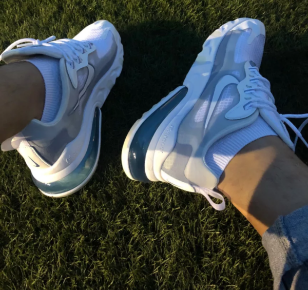 Giày Nike Air Max 270 React 'Indigo Fog' CT1265-100 - Ảnh 4