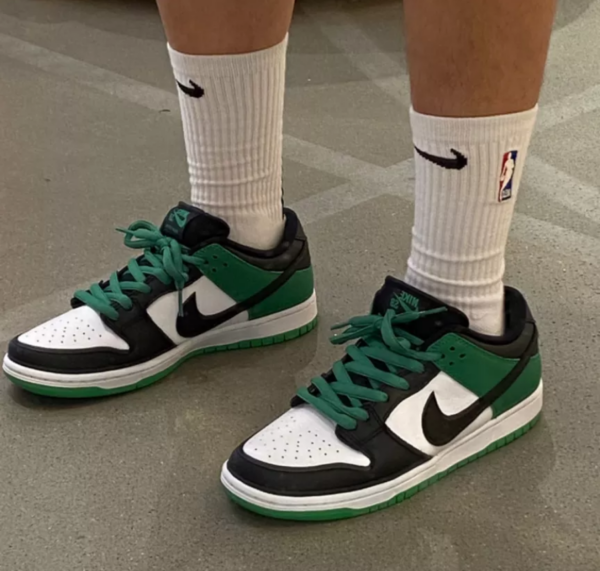 Giày Nike Dunk Low Pro SB 'Classic Green' BQ6817-302 - Ảnh 6