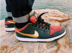 Alternative view of Giày Nike Brooklyn Projects x Dunk Low Pro Prm SB 'Walk Of Fame' 617859-076