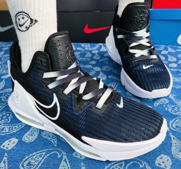 Giày Nike LeBron Witness 6 EP 'Black Dark Obsidian' DC8994-002 - Ảnh 3