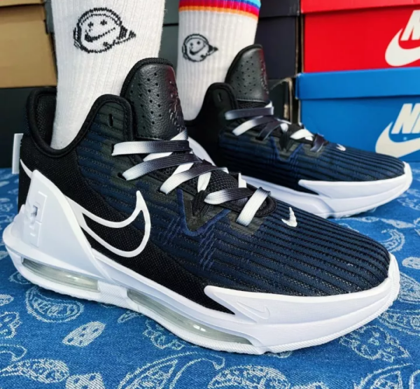 Giày Nike LeBron Witness 6 EP 'Black Dark Obsidian' DC8994-002 - Ảnh 2
