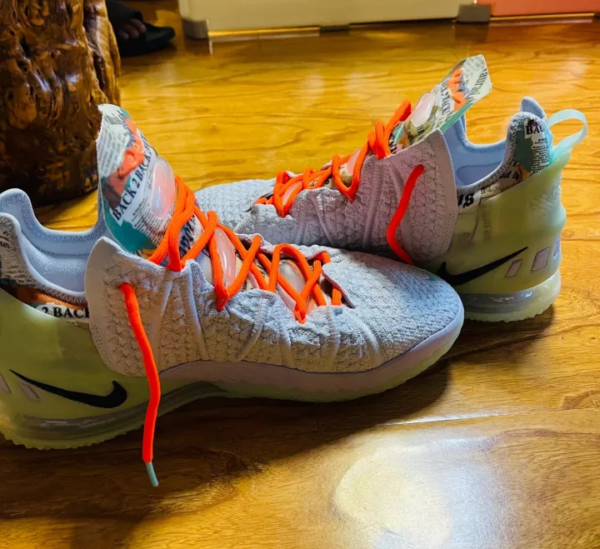 Giày Nike LeBron 18 Diana Taurasi GOAT Vision CQ9283-401 - Ảnh 7