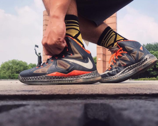 Giày Nike LeBron 10 'BHM' 583109-001 - Ảnh 3
