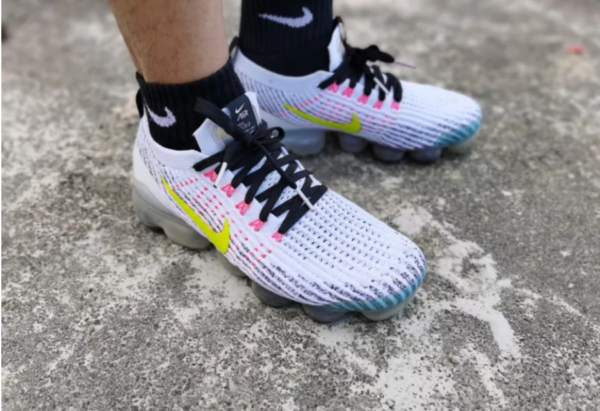 Giày Nike Air VaporMax Flyknit 3 'White Dynamic Yellow' AJ6900-103 - Ảnh 2