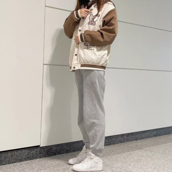 Giày Nike Air Jordan 1 Mid 'Triple White' 554725-130 - Ảnh 3