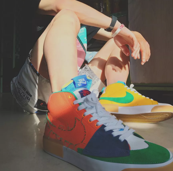 Giày Nike Zoom Blazer Mid Edge SB 'Multicolor' DA2189-800 - Ảnh 10