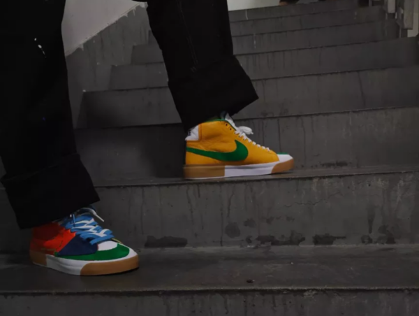 Giày Nike Zoom Blazer Mid Edge SB 'Multicolor' DA2189-800 - Ảnh 6