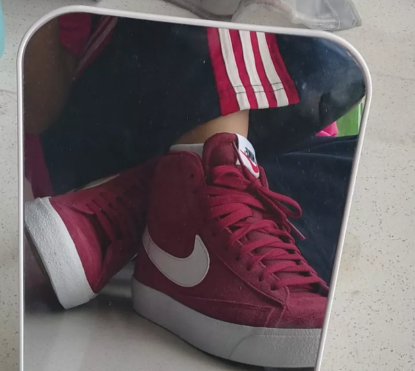 Giày Nike Blazer Mid '77 Suede GS 'Team Red' DC8248-600 - Ảnh 7